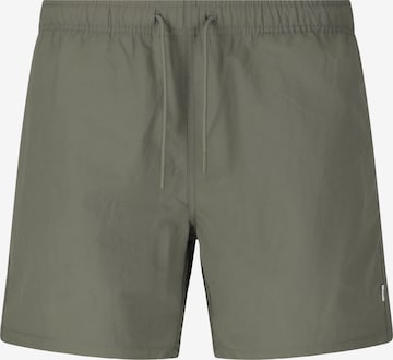 NOU Boardshorts 'Eyemouth V2' in Grün: Vorderseite