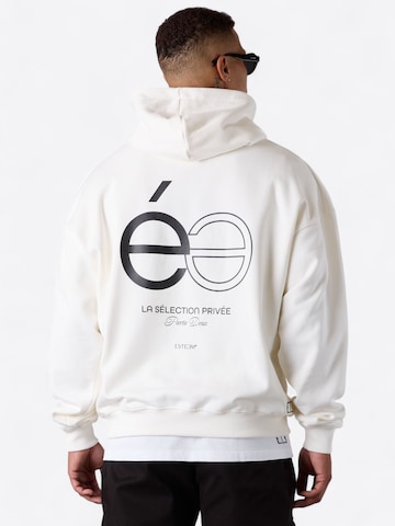 ESTEEM Sweatshirt 'Opposé' in White: front