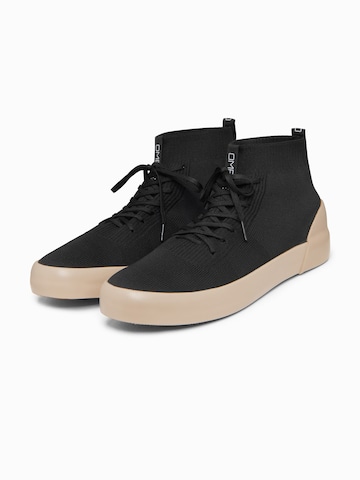 Ombre Sneakers hoog in Zwart