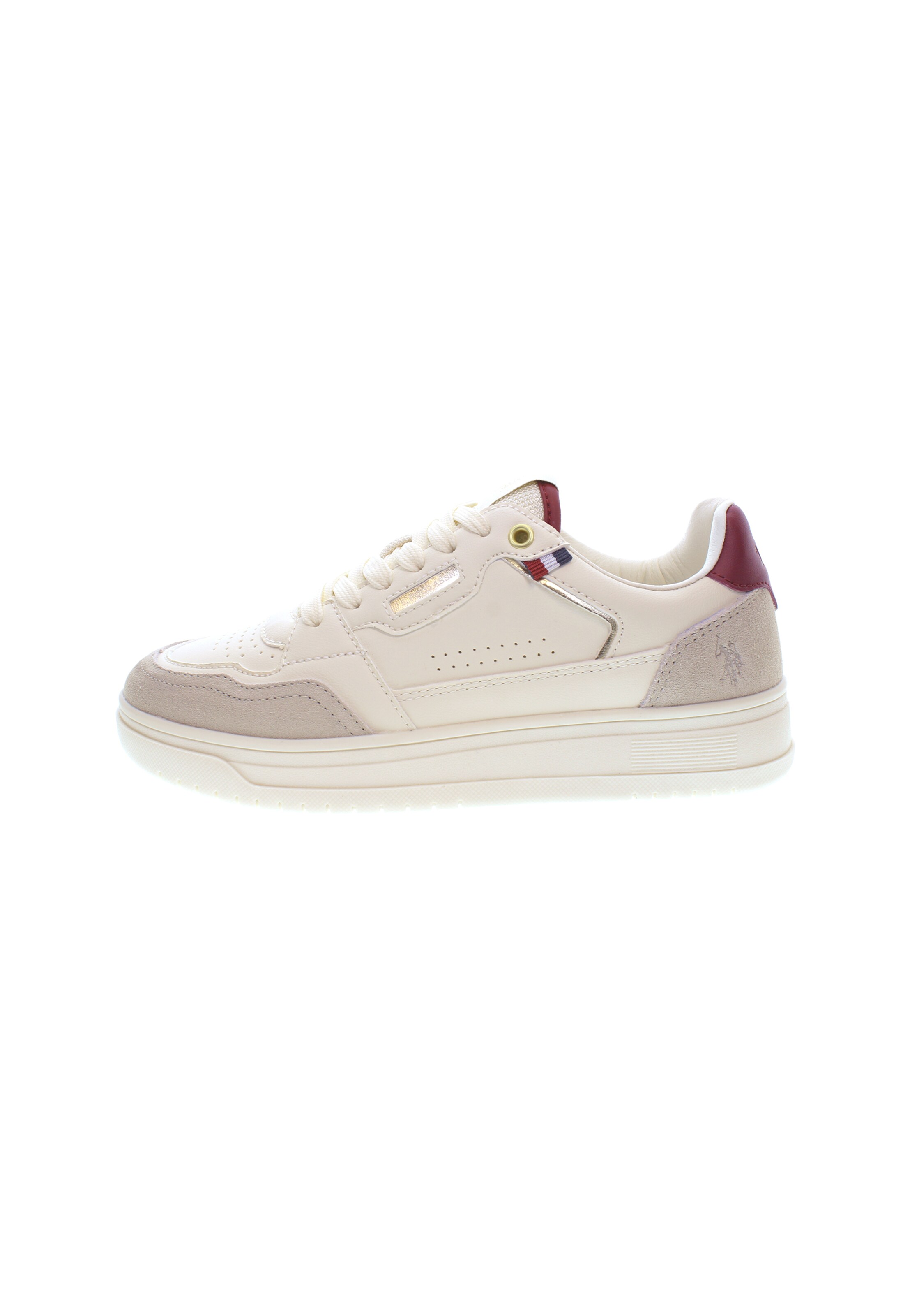 Sneaker bassa di U.S. POLO ASSN. in beige: frontale