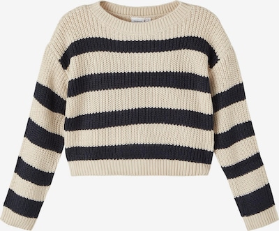 NAME IT Sweater 'RIONY' in Beige / Navy, Item view