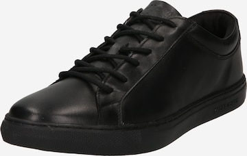 JACK & JONES - Zapatillas deportivas bajas 'Galaxy' en negro: frente