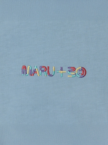 Maru + Bo Shirts 'HEAVY-WEIGHT RAINBOW T-SHIRT' i blå