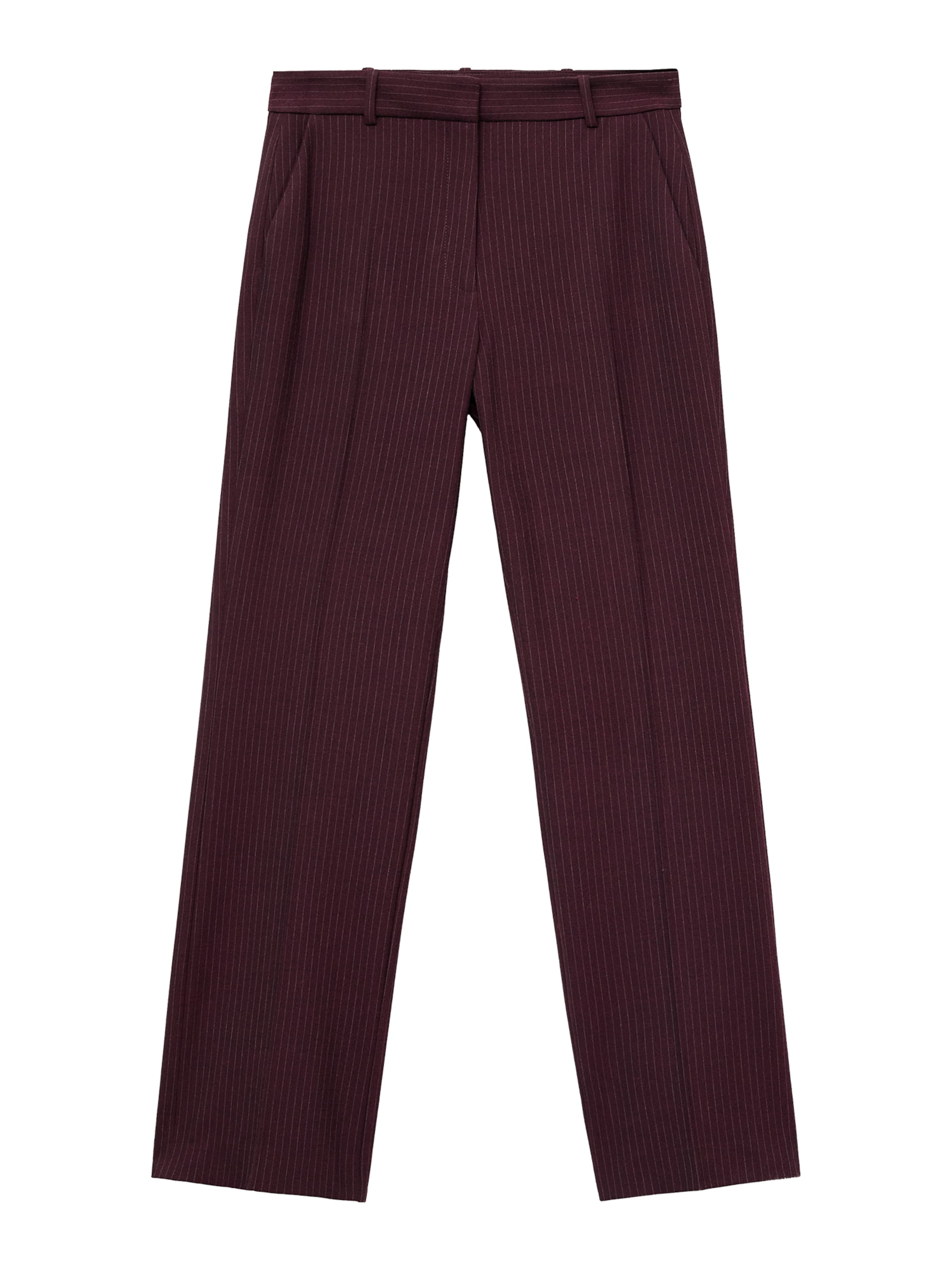 MANGO Pleated Pants 'Bergen' in Red: front