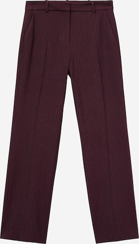 Pantalon à plis 'Bergen' MANGO en rouge : devant