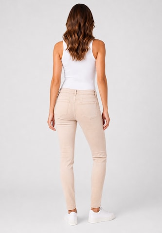 Slimfit Jeans di Elara in beige