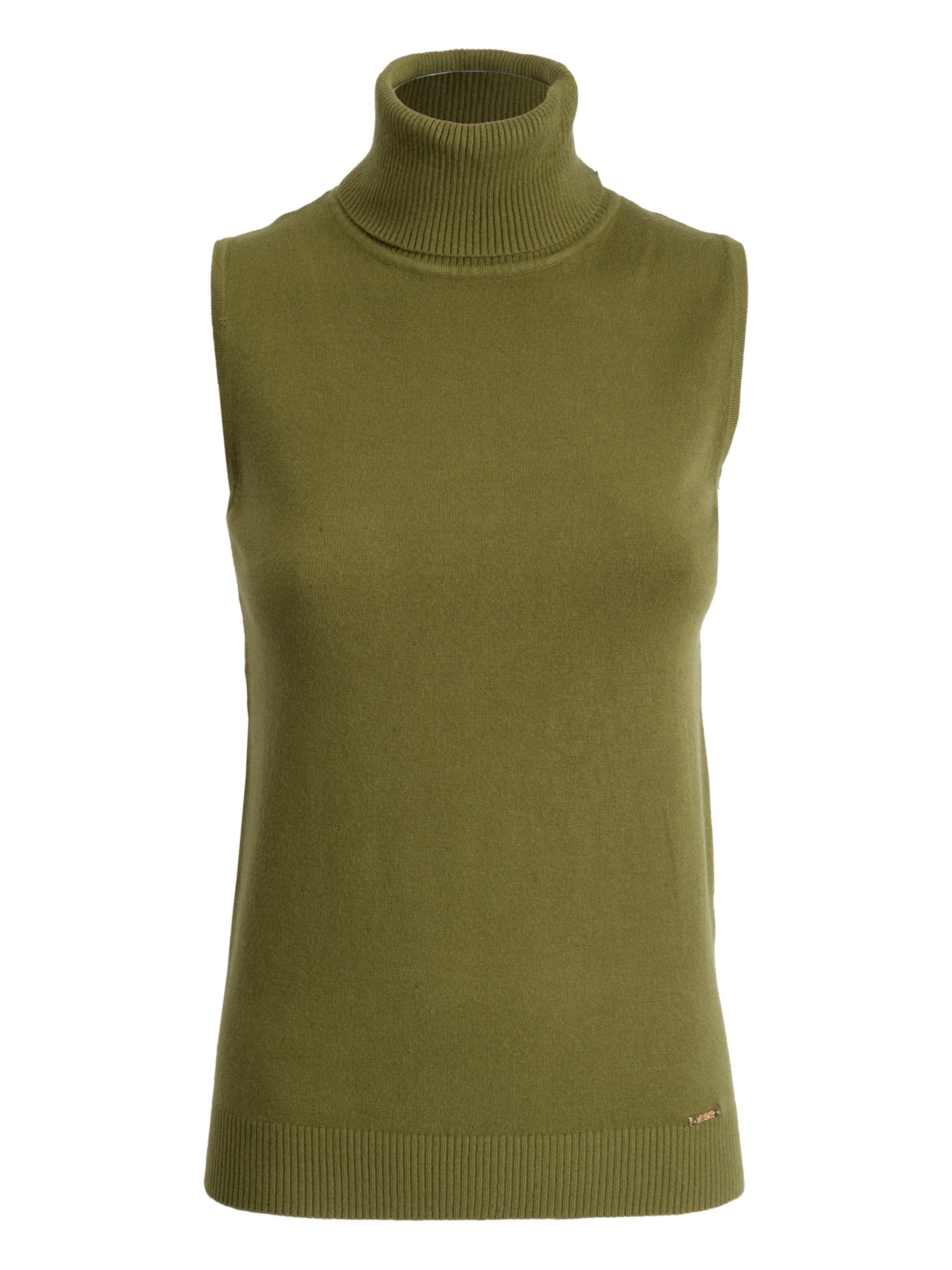 Influencer Stricktop in Grün: Vorderseite