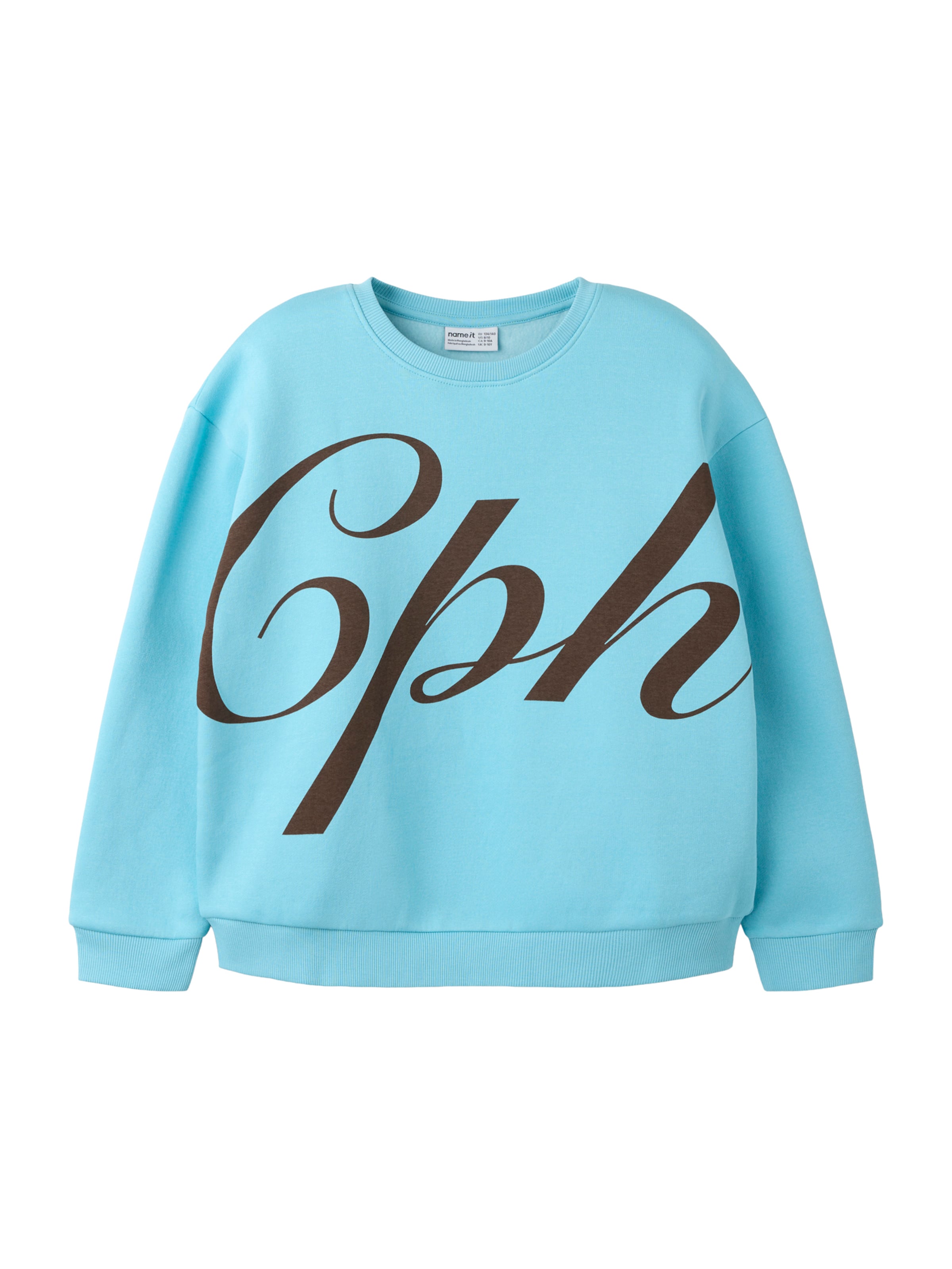Sweat-shirt 'NKFLANA' NAME IT en bleu : devant