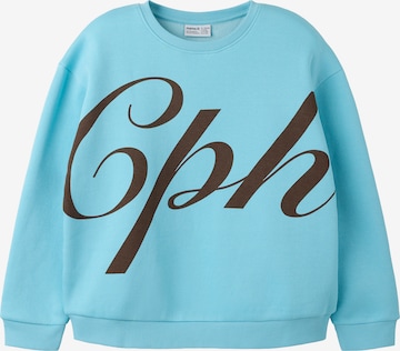 Sweat-shirt 'NKFLANA' NAME IT en bleu : devant