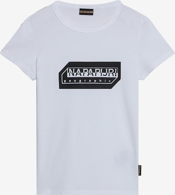 T-Shirt NAPAPIJRI en blanc : devant