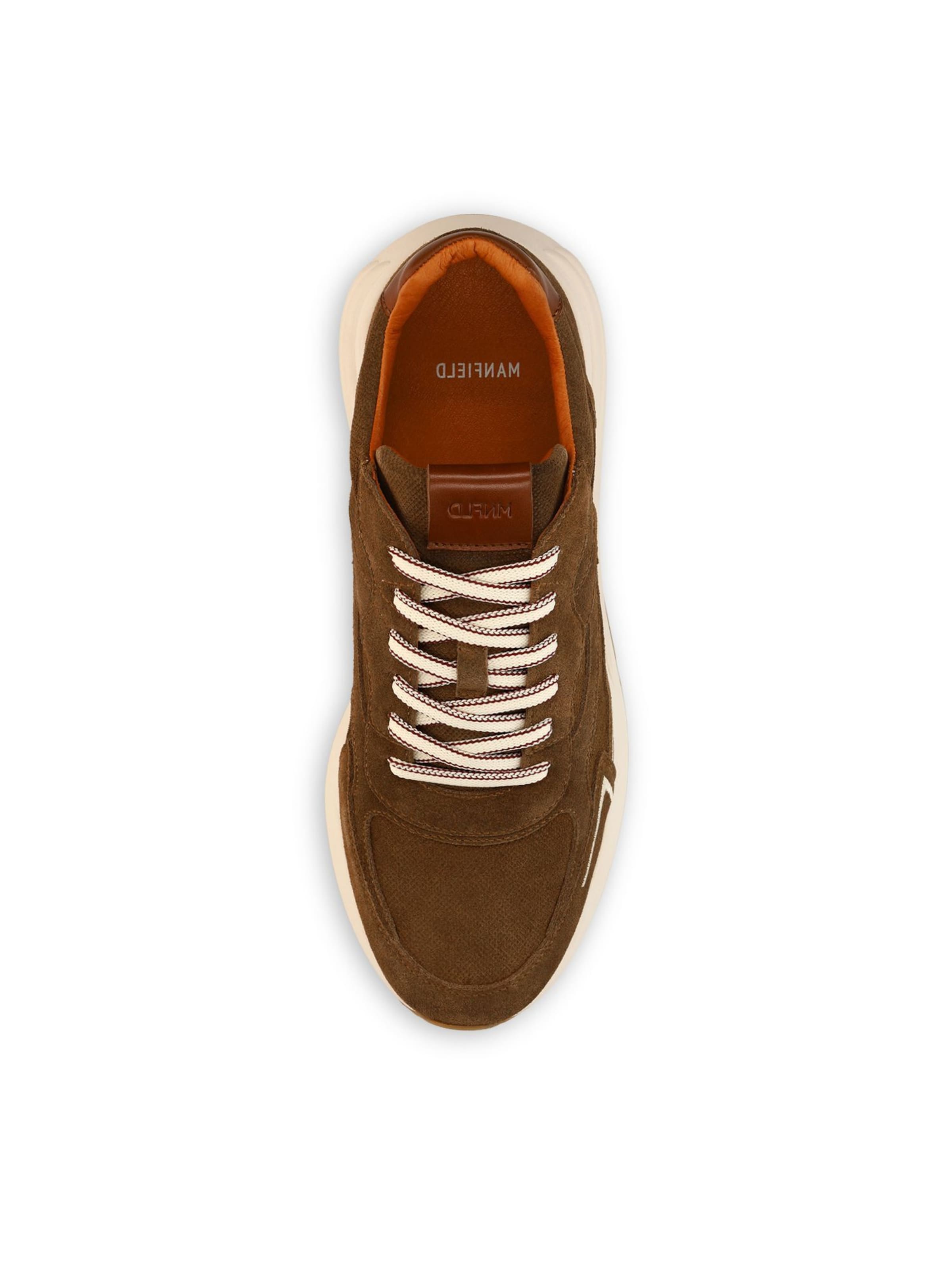 MANFIELD Sneakers in Brown