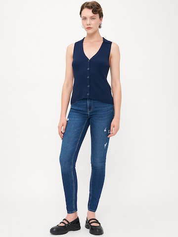Only Tall Скинни Джинсы 'ONLDAISY' в Синий: спереди