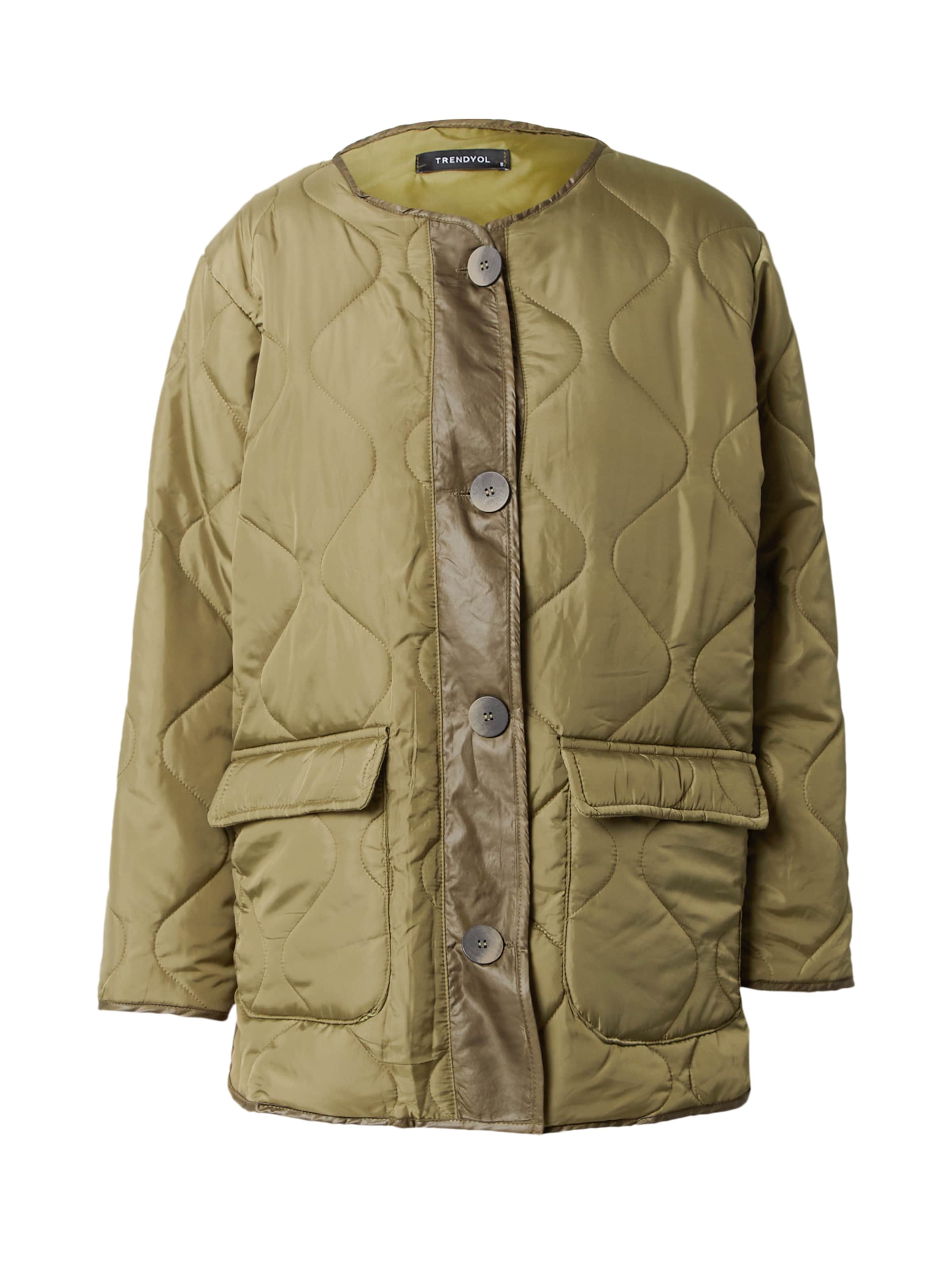 Trendyol Between-season jacket in Khaki, Item view