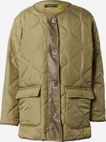 Trendyol Between-Season Jacket in Green: front