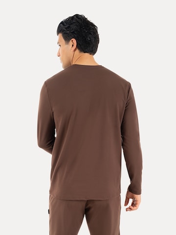 Smilodox Shirt 'Xion' in Brown