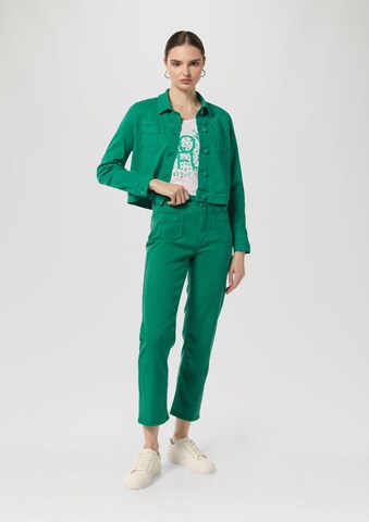 Regular Pantalon comma casual identity en vert : devant