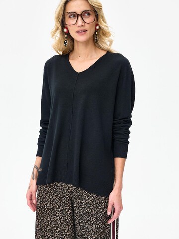 Blue Shadow Pullover‌‌‌‌‌‌‌‌ in Schwarz: Vorderseite