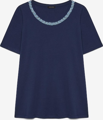 Fiorella Rubino - Camiseta en azul: frente