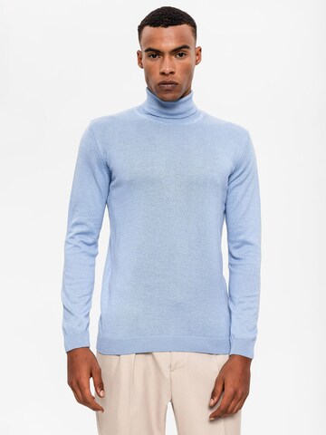 Pullover di Antioch in blu: frontale