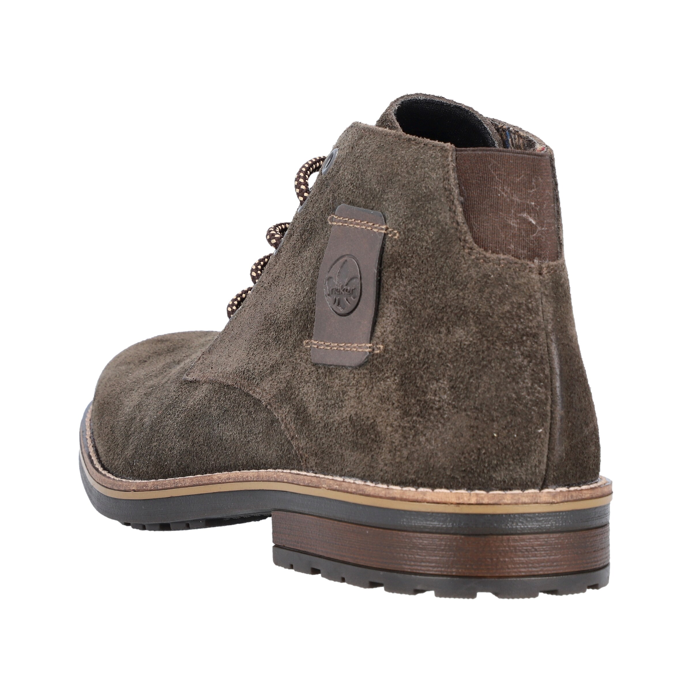 Bottes à lacets Rieker en marron