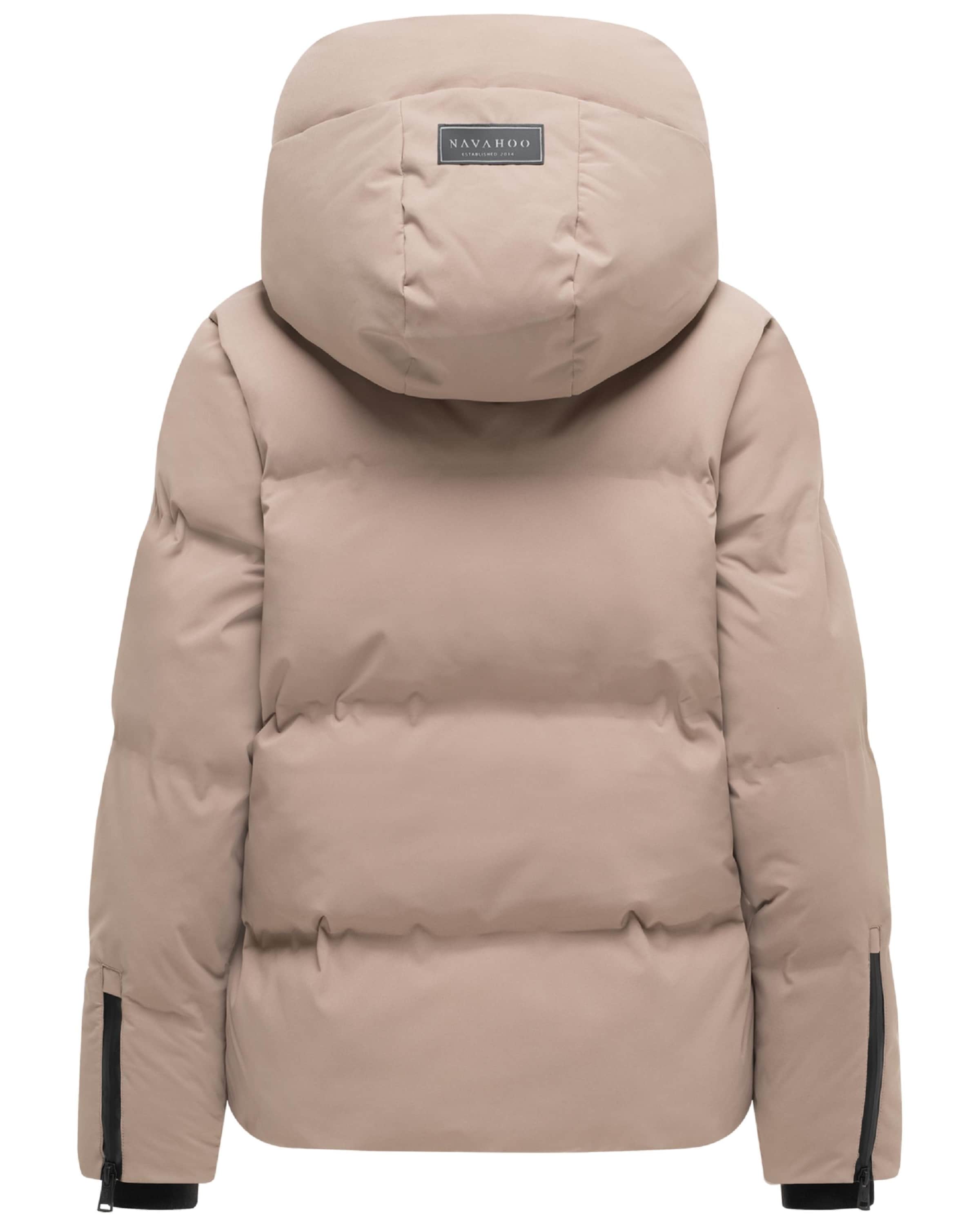 NAVAHOO Winterjas 'Wolkentanz XIV' in Beige