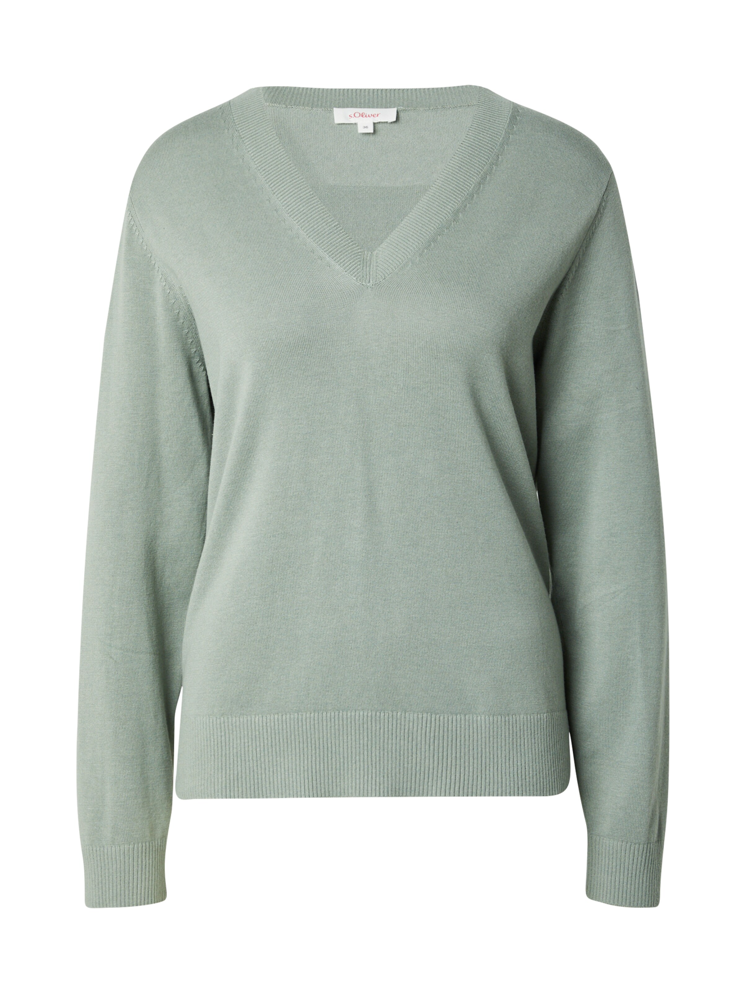s.Oliver Sweater in Green: front