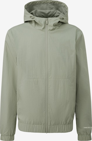 QS Between-Season Jacket in Green: front