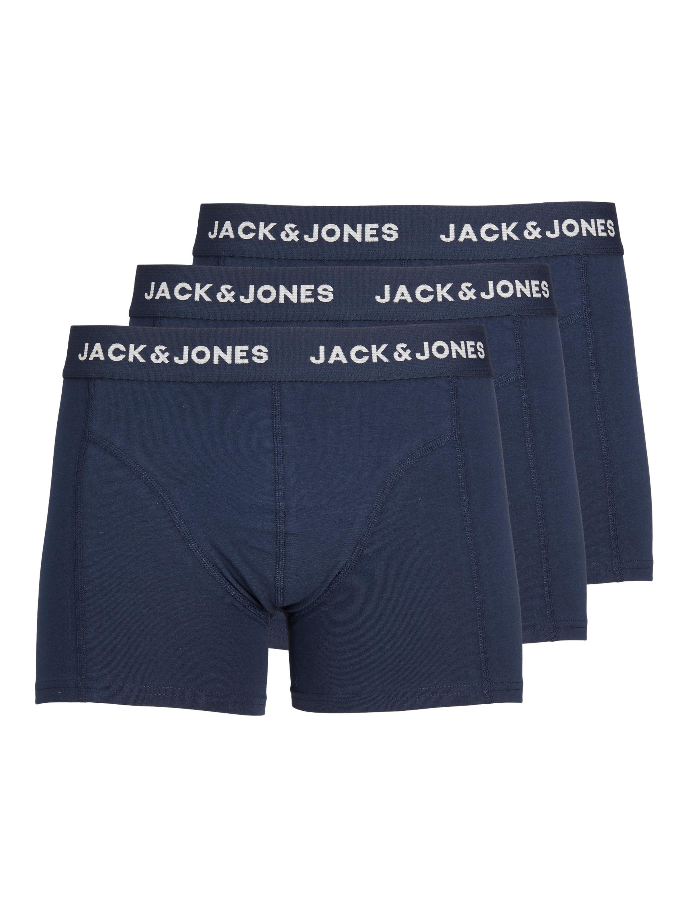 sötétkék / fehér JACK & JONES Boxeralsók 'Anthony', Termék nézet