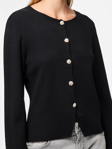PIECES Knit Cardigan 'PCFARIE' in Black