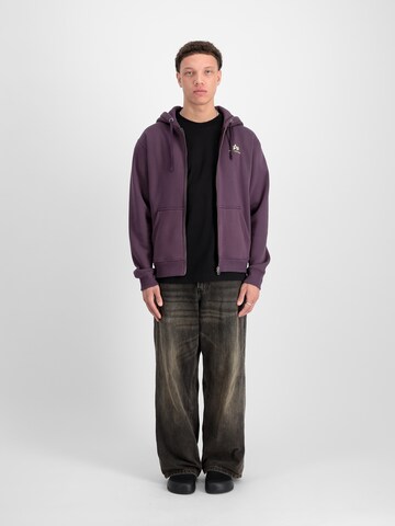 Giacca di felpa di ALPHA INDUSTRIES in lilla