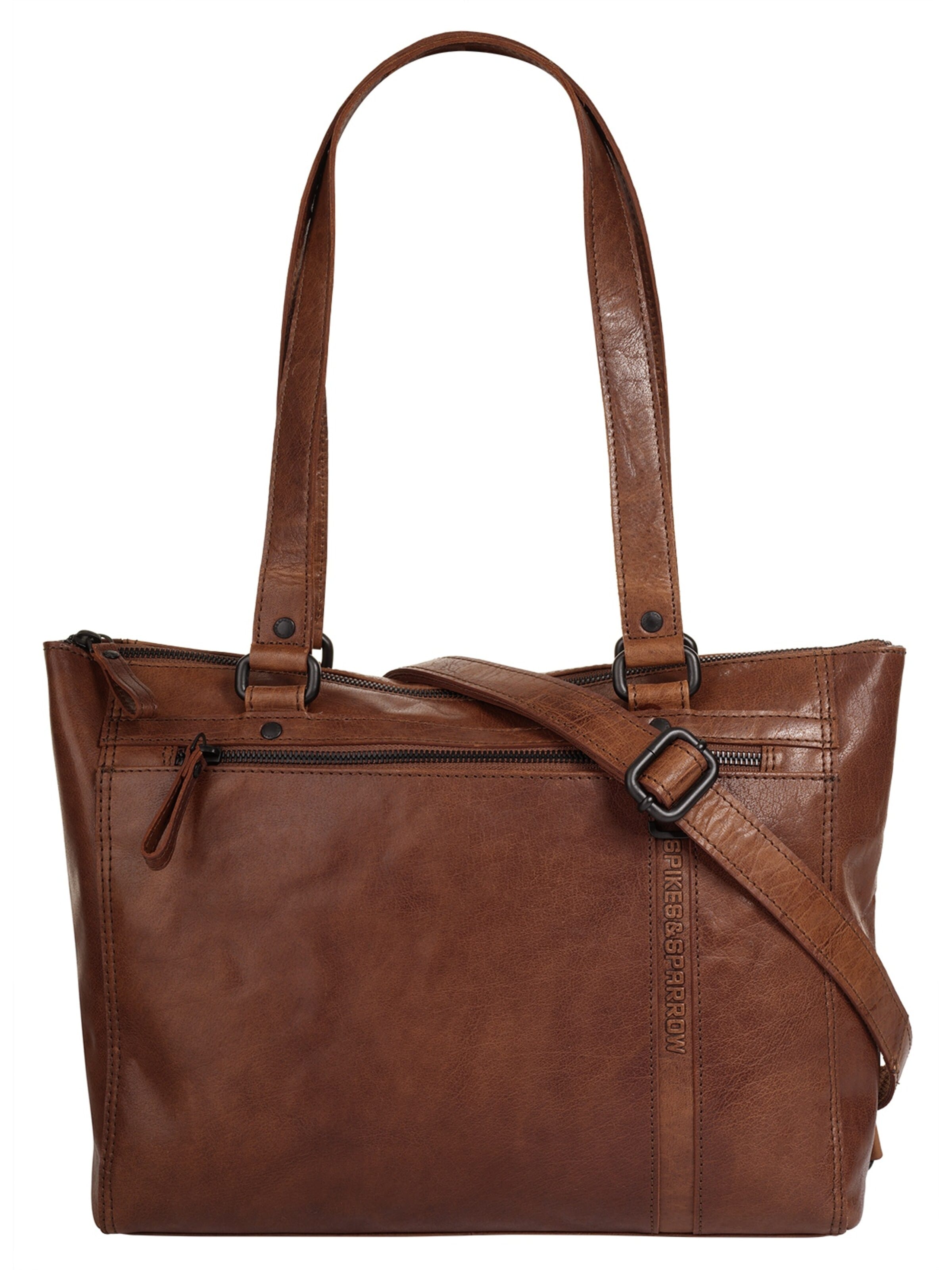 Spikes & Sparrow Cabas en One Size en cognac, Vue avec produit