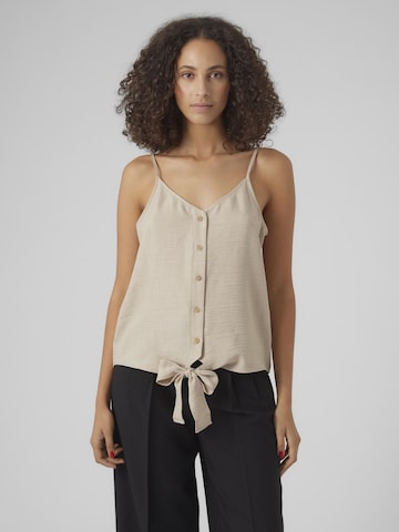 VERO MODA Top in Beige: front