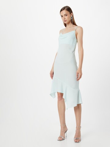 Robe de cocktail Monki en bleu : devant