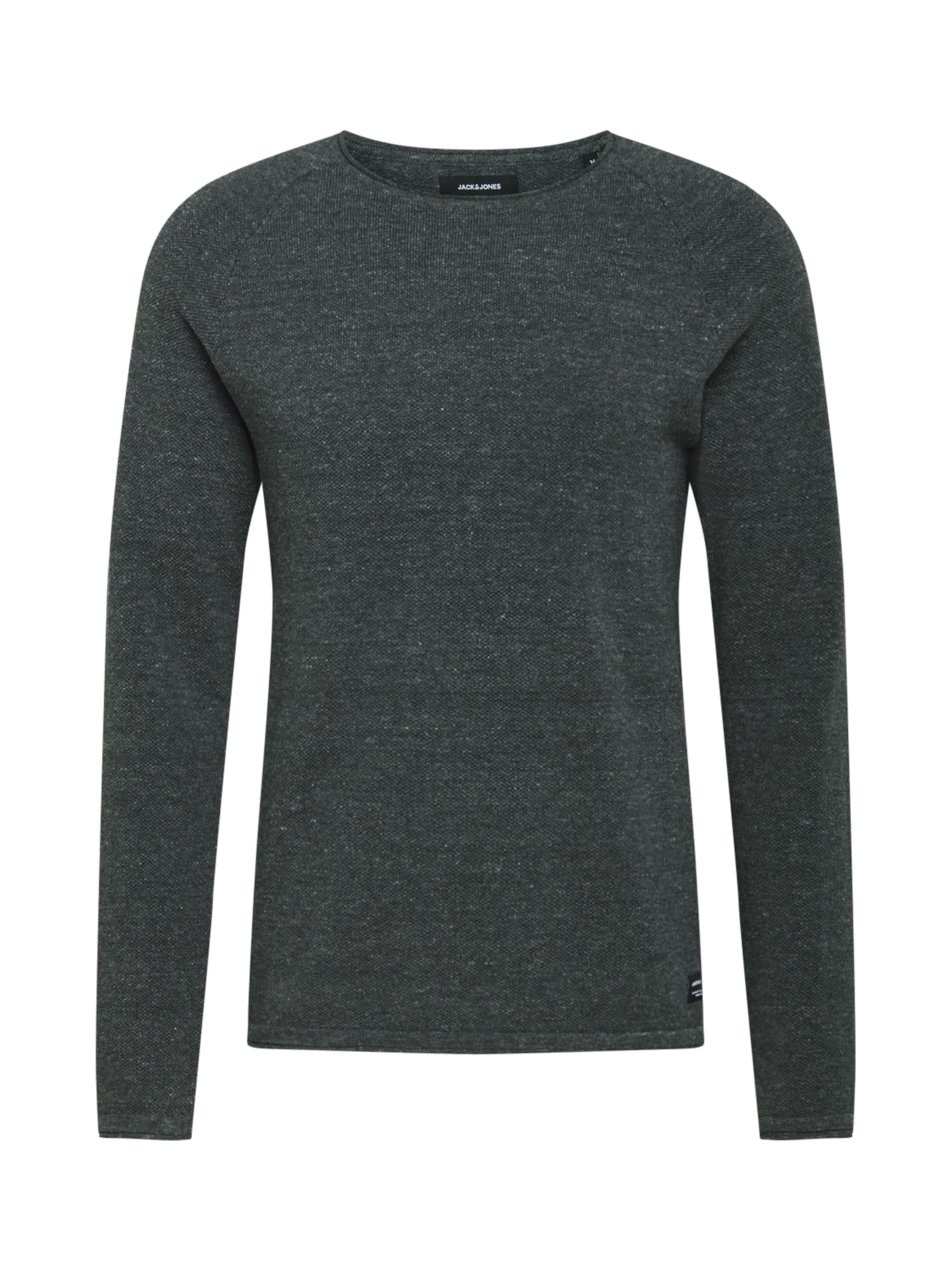 JACK & JONES Regular fit Пуловер 'Hill' в сиво: отпред