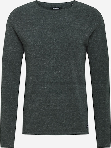 JACK & JONES Sweater 'Hill' in Grey: front