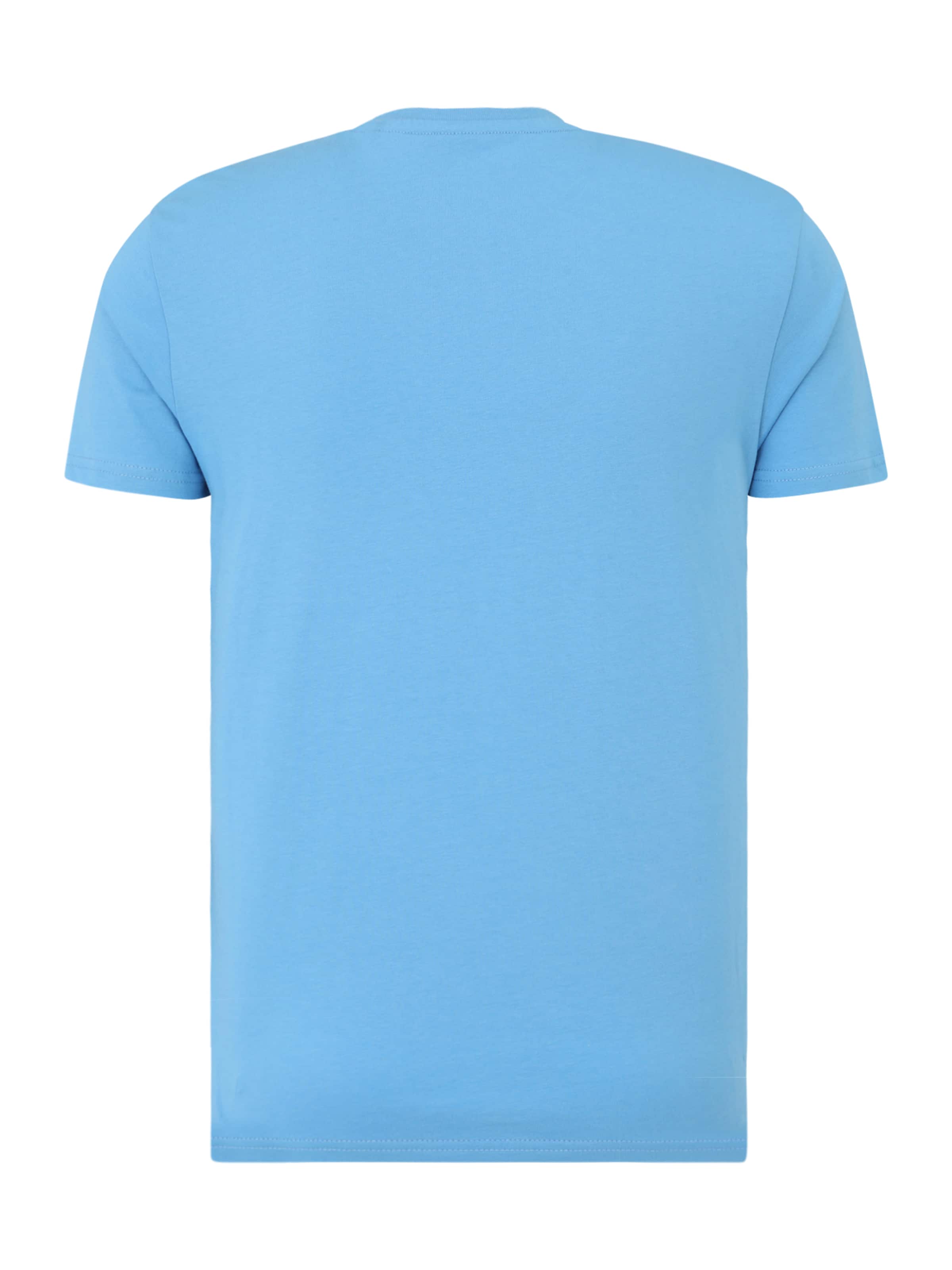 ALPHA INDUSTRIES Rovný strih Tričko - Modrá