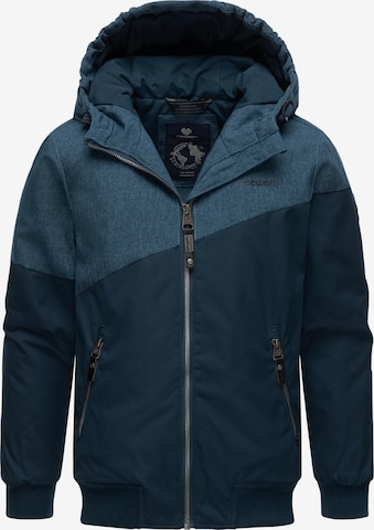 Ragwear Between-Season Jacket in Blue: front