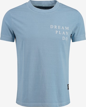 Key Largo T-Shirt 'MT PLAN' in Blau: predná strana