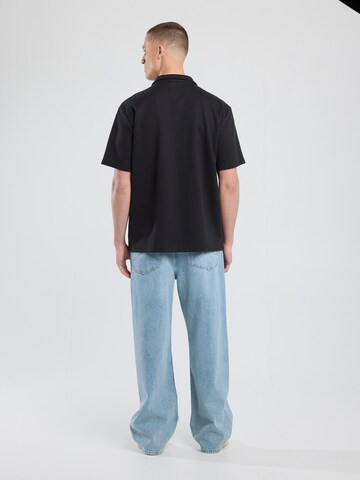 America Today Regular fit Button Up Shirt in Black