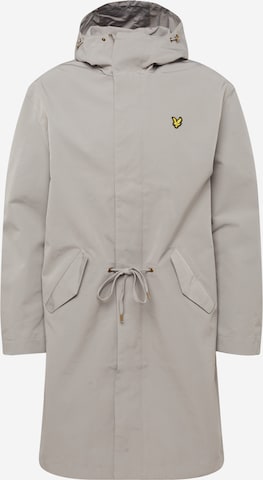 Lyle & Scott Overgangsparka i grå: forside