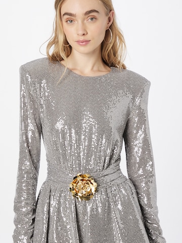 Elisabetta Franchi Sukienka w kolorze srebrny