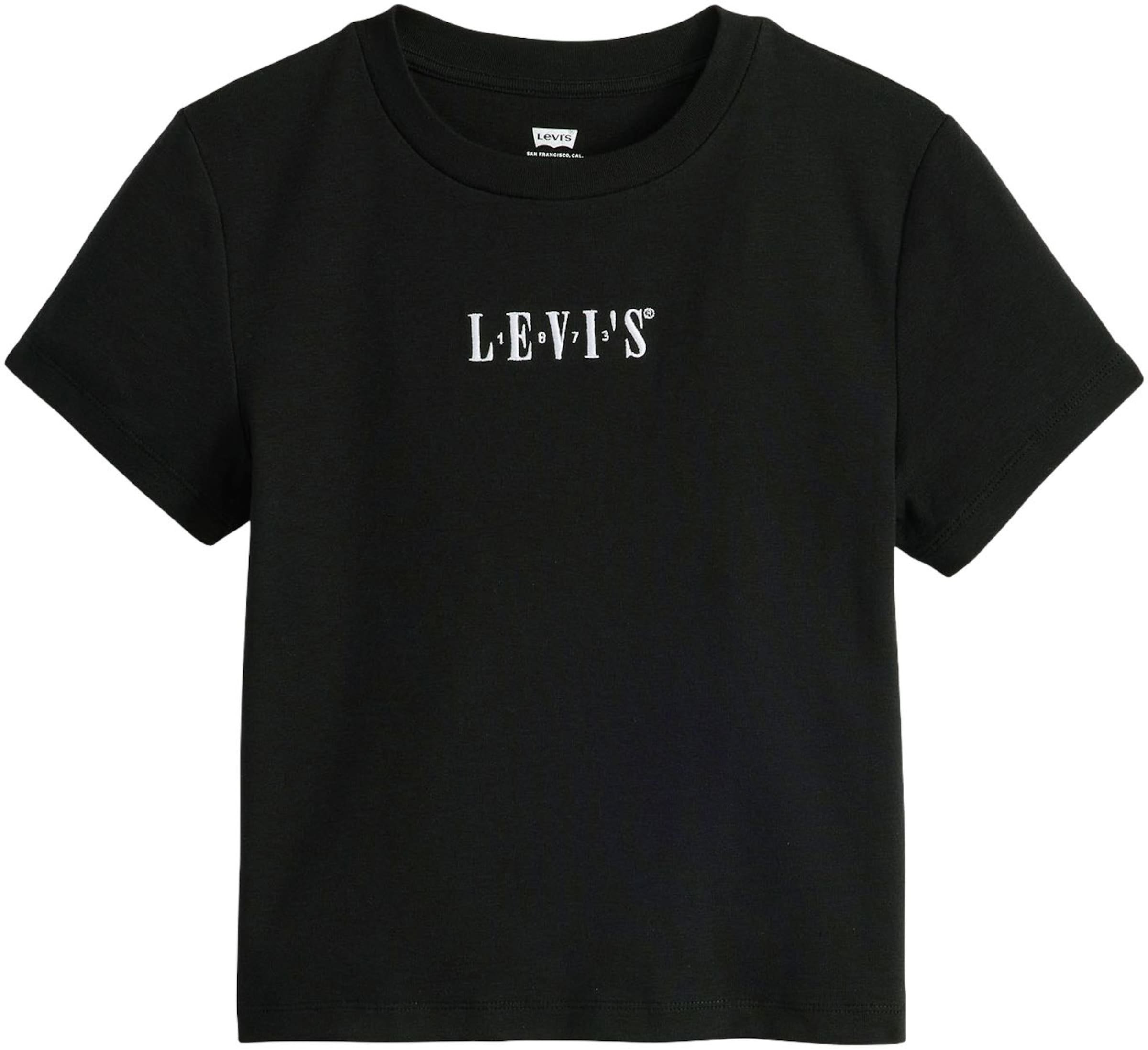 Levi's® Plus Póló - fekete: elől