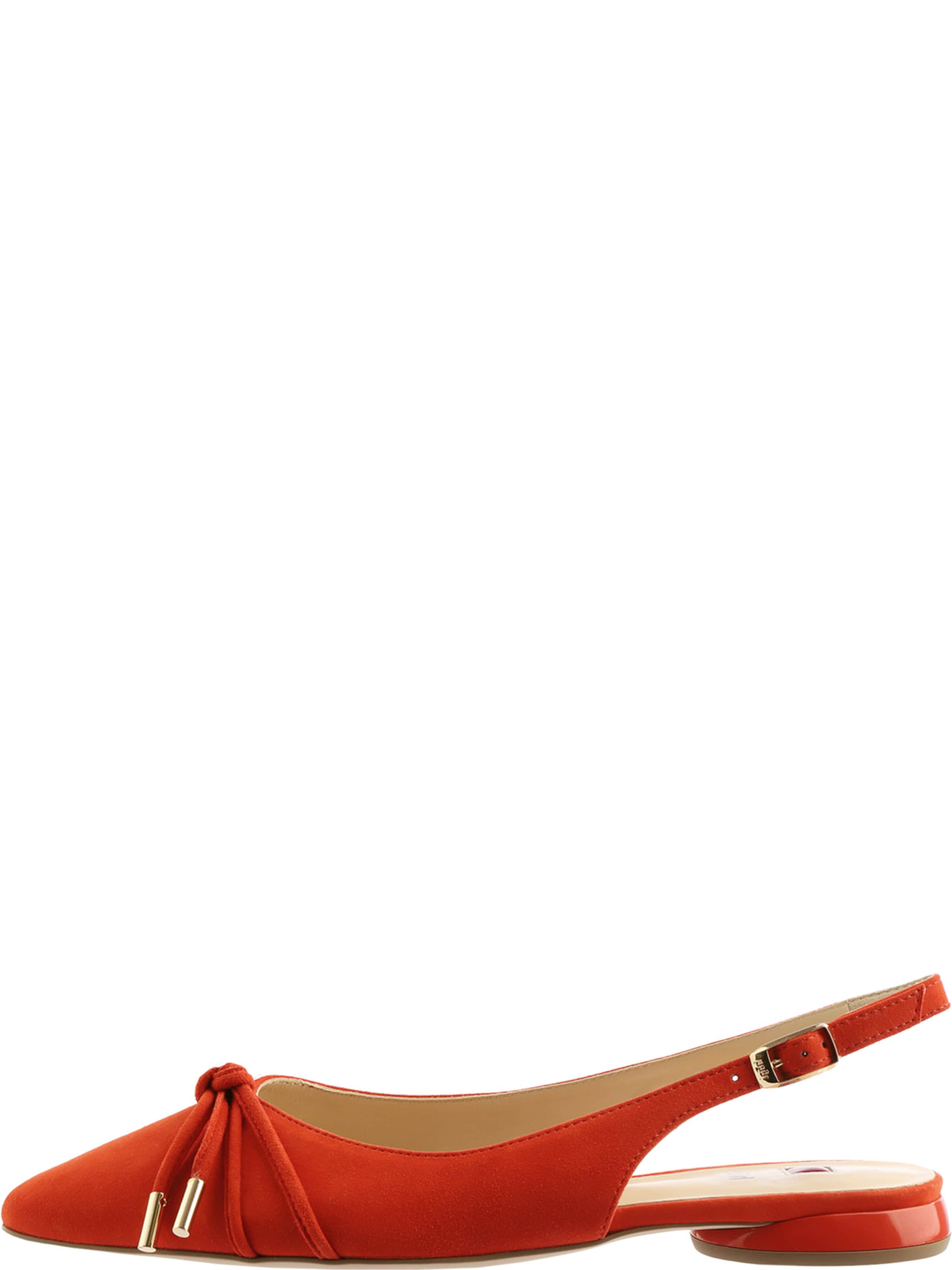 Högl Ballerina met riempjes 'Lotta' in Rood: voorkant