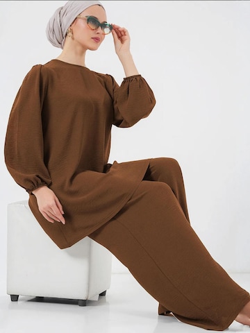 Bigdart - Calças de fato em castanho