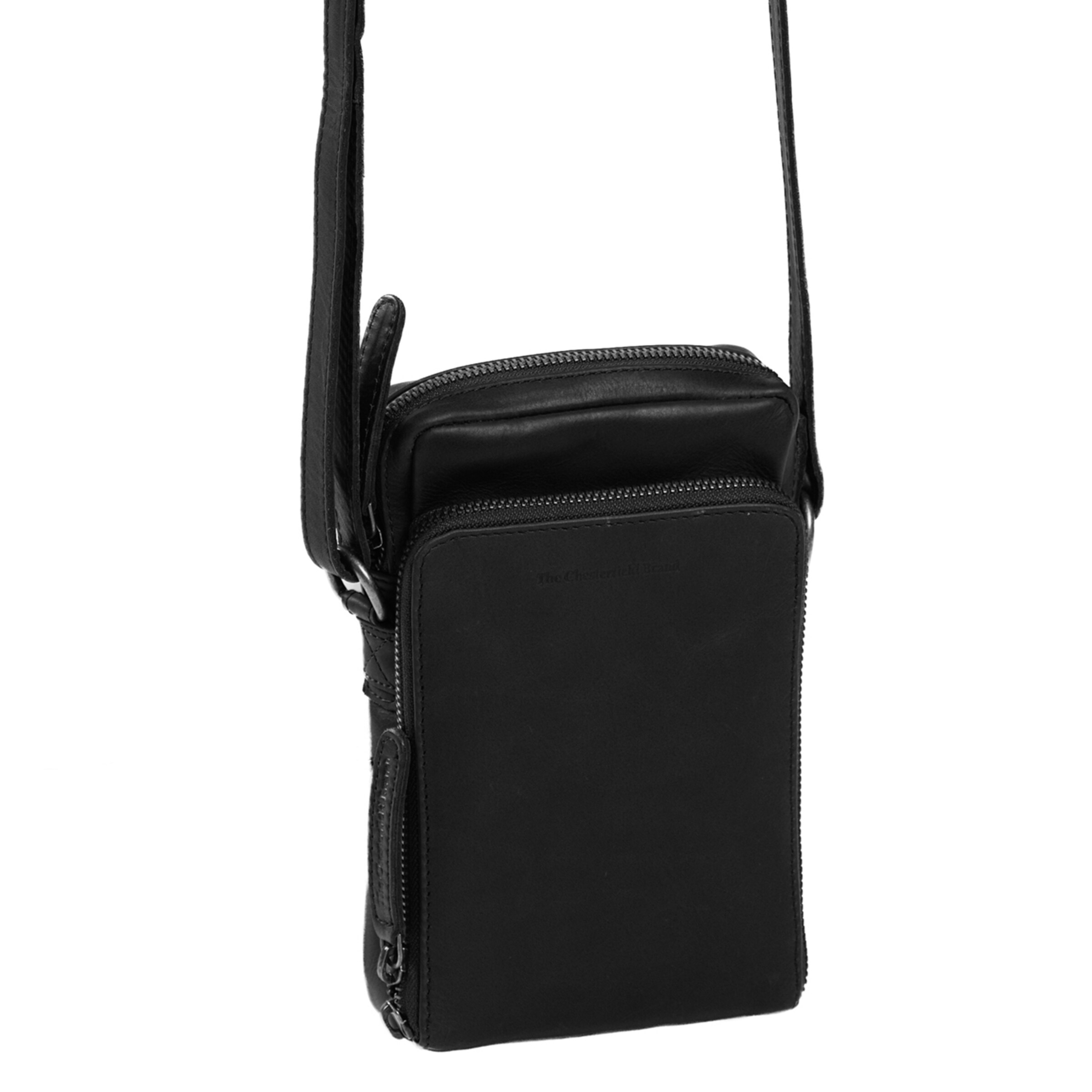 The Chesterfield Brand Schoudertas 'Hamilton' in Zwart