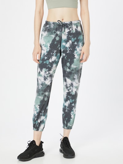 Onzie Sporthose in taubenblau / jade / weiß, Modelansicht