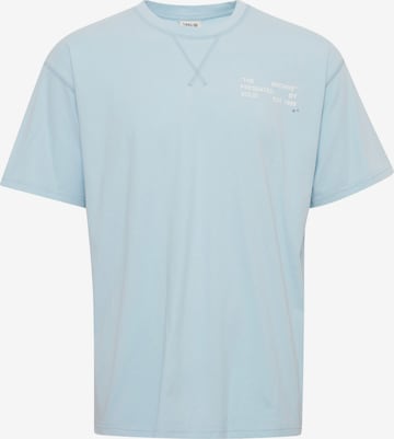 !Solid T-Shirt in Blau: predná strana
