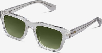 X Frame Therapy Okulary przeciwsłoneczne 'Crystalith Sun' w kolorze zielony: przód