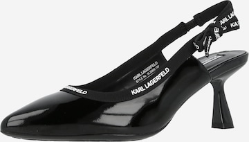 juoda Karl Lagerfeld Basutės: priekis