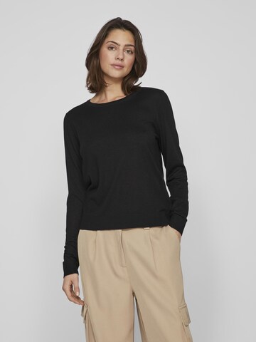 VILA Sweater 'ABELLA' in Black: front